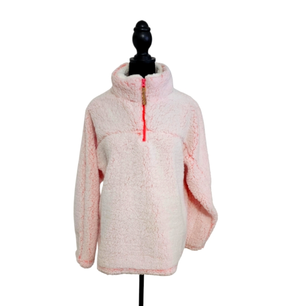 BLUE STAR CLOTHING COMPANY Light Pink Cowl Neck Pullover Sweater L - Picture 2 of 12